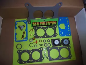 HOLLEY 7448 REBUILD KIT 2 BARREL  CARBURETOR MODEL 7448 350 CFM BLUE W/HARDWARE - Picture 1 of 8