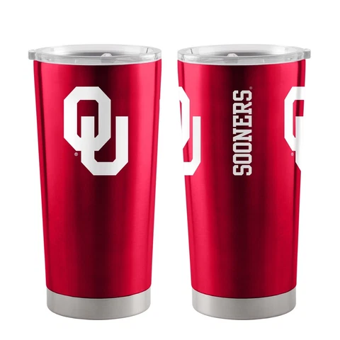 Oklahoma Sooners Ultra Red 20oz Travel Tumbler NCAA Cover