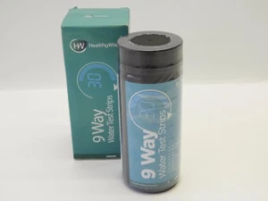 100ct HealthyWiser 9 Way Water Test Strips For Water, Pool, Spa, Water Purifier - Picture 1 of 3