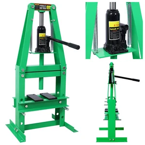 6Ton Capacity Adjustable Hydraulic Shop Press Gauge Floor A-Frame Shop Press - Picture 1 of 9