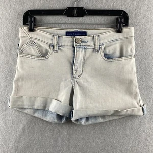 Rock Republic Jeans Shorts Womens 6 Bumpershoot Cut Offs Light Acid Wash Stretch - Picture 1 of 19