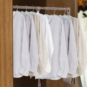 Wardrobe Organizer Garment Rack Clothes Shelf Metal Pull-down Clothes hanging - Picture 1 of 13