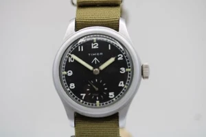 Timor WWW – Dirty Dozen British Military Watch – WW2 Era – Relumed – 36mm - Picture 1 of 8