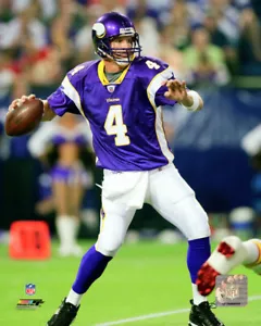 Brett Favre Minnesota Vikings Licensed 8 X 10 Photo AALO148 - Picture 1 of 1