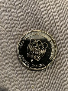 1988 Seoul Korea Summer Olympic Games Coin Boxing Silver Metal Coin - Picture 1 of 6