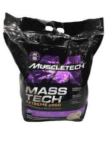 MuscleTech MassTech Extreme 2000 High-Protein Mass Gainer Vanilla Milkshake 9KG - Bild 1 von 4
