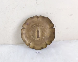1930er Jahre Vintage Fraser & Neave Ltd Werbung Messing Tablett dekorative Requisite T820 - Bild 1 von 8
