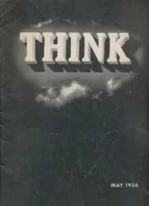 THINK Magazine IBM May 1956 - Picture 1 of 1
