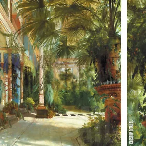 34W"x40H" THE PALM HOUSE by CARL BLECHEN - TROPICAL VASE TREES CHOICES of CANVAS - Picture 1 of 9