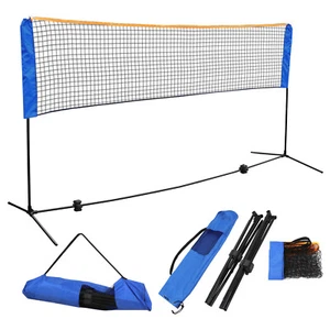 Tragbarer 10' x 5' Badminton Volleyball Tennis Netz höhenverstellbarer Sportzug - Bild 1 von 4