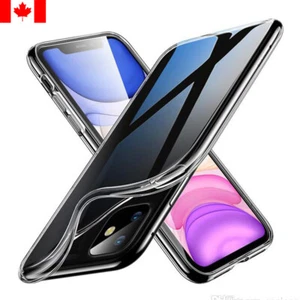 Étui transparent pour iPhone 7 8 Plus X XS XR 11 Pro housse mince antichoc - Photo 1 sur 7