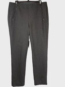 Pantalón al Tobillo Chico's Juliet Ponte Detalle Borde Talla 2R (US 12) 360 Tecnología Oculta Nuevo sin Etiquetas - Imagen 1 de 15