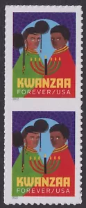 US 5737 Kwanzaa F vert pair MNH 2022 - Picture 1 of 1