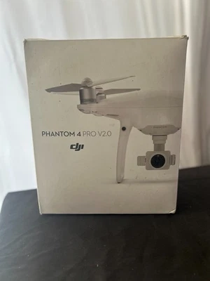 DJI Phantom 4 4K V2.0 Camera Drone - White with battery, charger and box - Image 1 of 4