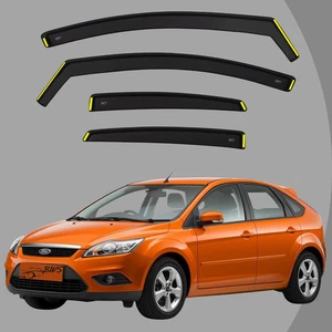 Windabweiser Ford Focus MK2 2004-2010 5-Türer Schrägheck Limousine 4tlg Satz Visiere - Bild 1 von 15