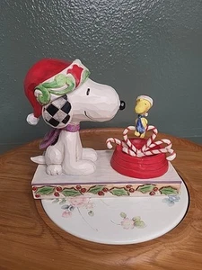 2017 PEANUTS JIM SHORE "CANDY CANE CHRISTMAS" #4057678 Enesco Figur - Bild 1 von 10