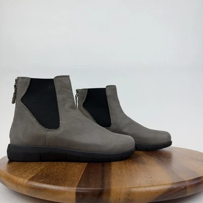 Новый женщин Softwalk Олбани серо-коричневый кожаный Chelsea платформе ботильоны размер 8 N - Изображение 1 из 4