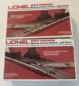 Lionel O/O27 #6-5022 #6-5021 manual pair of switches toy trains - Picture 1 of 15