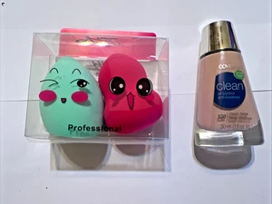 Covergirl Clean Oil Control Foundation #530 Classic Beige Silver Lid + Gift - Picture 1 of 2