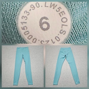 Lululemon Wunder Train High-Rise Tight Leggings Size 6 Tidal Teal 27" Womens - Picture 1 of 8