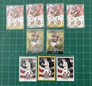 Baker Mayfield 2018 Leaf Draft Rookie Gold All American Field Generals LOT x 9 - Bild 1 von 2