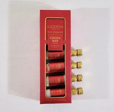 Godiva Bélgica 1926 Chocolate con Leche Cacao Caliente con 4 Toppings Set de Regalo Foto 1 de 4