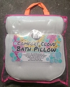New HI Peach Layne Comfort Cloud Bath Pillow in bag, fits all tubs NEW - Picture 1 of 1
