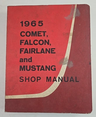 1965 Ford Shop Manual Models Comet Falcon Fairlane & Mustang Ford Shop Manual - Image 1 of 4