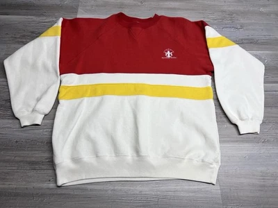 Винтажная толстовка Giorgio Beverly Hills размер L с круглым вырезом вышитый логотип 80-е США - Изображение 1 из 4