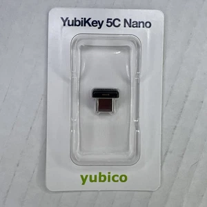 Dispositivo de llave de seguridad Yubico YubiKey 5C Nano USB-C - Nuevo sellado - Imagen 1 de 2