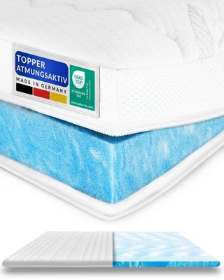 Topper premium respirant 90x200 100x200 140x200 160x200 180x200 200x200 - Photo 1/4