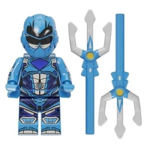 2 inch Custom Power Ranger, Blue Ranger Minifigure, New/Mint - Picture 1 of 1