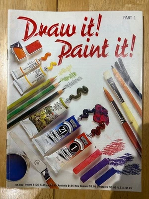 Draw It Paint It Magazine Part 1 1984 Eaglemoss Publications 989G - Image 1 of 2