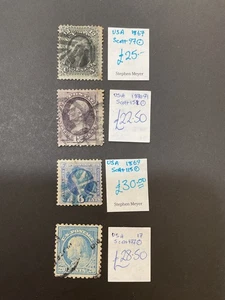 USA stamps. 1867 onwards. Scott identified. Used. Exdealer price £106 #c708 - Picture 1 of 6