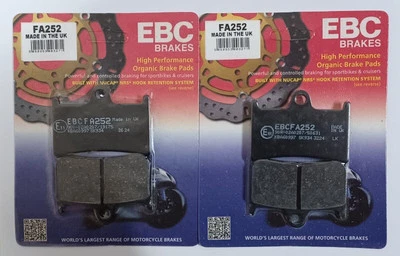 EBC Organique Disque Avant Plaquettes de Frein (2 Jeux) Pour Yamaha YZF R6 (1999 - Photo 1/4