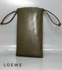 Loewe Pouch Big Teadust W/Cloth Sunglasses Case Leather Soft/ Gift - Picture 1 of 13