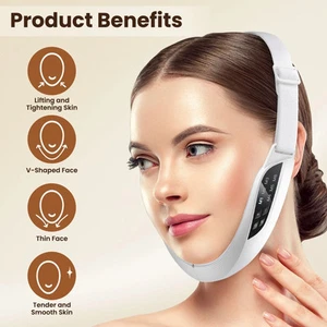 Electric V-Face Shaping Massager, Double Chin Reducer, Face Lifting Slim Device - Picture 1 of 14