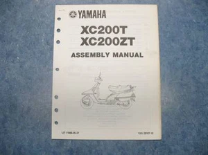 YAMAHA 1987 XC200T XC200ZT SET UP ASSEMBLY MANUAL XC200 T ZT XC 200 T ZT 87 - Picture 1 of 5