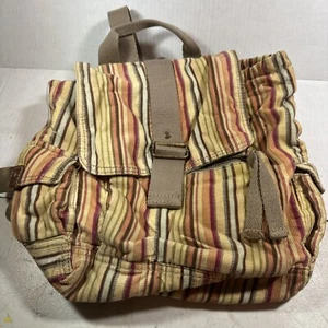 Fossil Genuine Classic 1954 Corduroy Back Pack Broken Snap - Picture 1 of 6