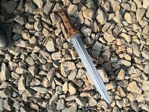 ROMAN GLADIUS CUSTOM HANDMADE STEEL BLADE SWORD,FULL TANG,DAGGER SWORD - Picture 1 of 6