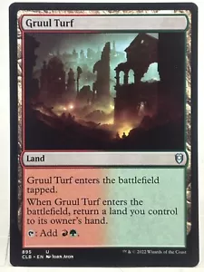 Gruul Turf NM/M* Commander Baldur's Gate 895 ENGLISH mtg -UnltdCards - Picture 1 of 2
