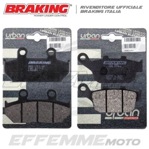 Pastiglie HONDA NX Dominator 650 1988-1996 (Kit Anteriori + Posteriori BRAKING) - Foto 1 di 1