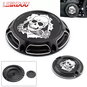 CNC Engine Derby Timing Timer Engine Cover For Harley Sportster XL 883 2004-2022 - Foto 1 di 9