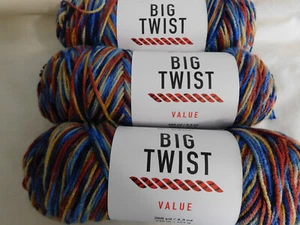 Big Twist Value lot of 3 Lake House Dye Lot 456553 - Imagen 1 de 2