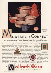 1929 Vollrath Ware: Modern and Correct Vintage Print Ad - Picture 1 of 1