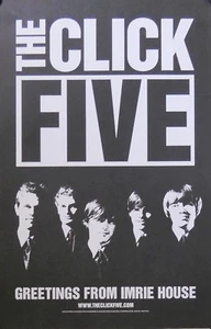 PÓSTER CLICK FIVE, SALUDOS DESDE IMRIE HOUSE (Z5) - Imagen 1 de 2