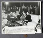 1956 St Paul Minn. Adlai Stevenson for President Brink of War glossy news photo-