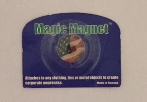 Magic Magnet Patriotic Flag Zoogee Brand Fabric Magnet New In Package Vote - Picture 1 of 2