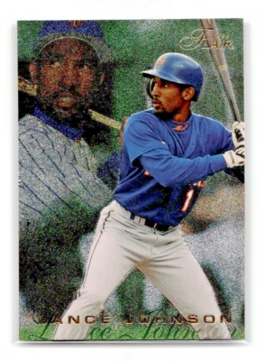 1996 Flair Lance Johnson #322 New York Mets BASEBALL - Image 1 of 2