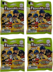Teenymates Party Animal 2024 MLB Serie 11 Baseball Figuren Geschenkset 4er Set - Bild 1 von 4